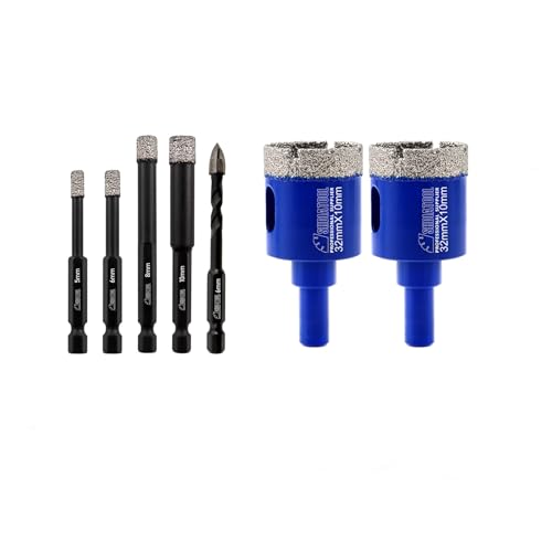 Set de brocas de corona de diamante para cerámica miniatura 1