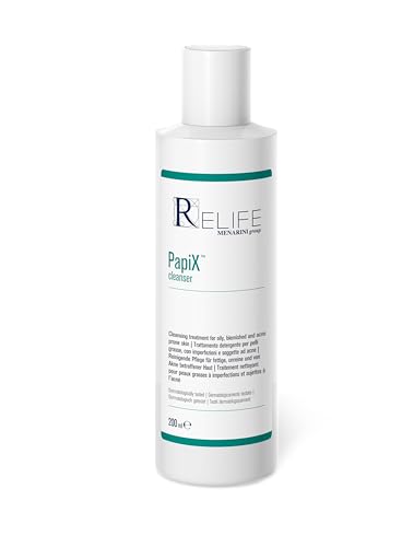 PapiX cleanser trattamento detergente purificante per pelli grasse, con imperfezioni e soggette ad acne. Flacone da 200 ml