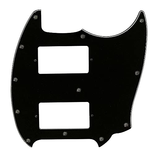 GLM^[sbNK[h For Fender Mustang With PAF Humbucker Ppickups No Control Holes Style (3vCubN)