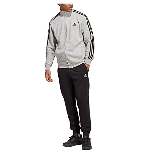 Image of adidas Men Basic 3-Stripes French Terry Track Suit