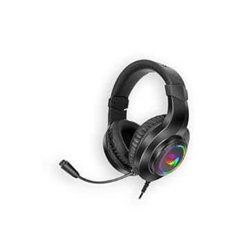 Headset Gamer Redragon Hylas Preto RGB H260RGB, Único