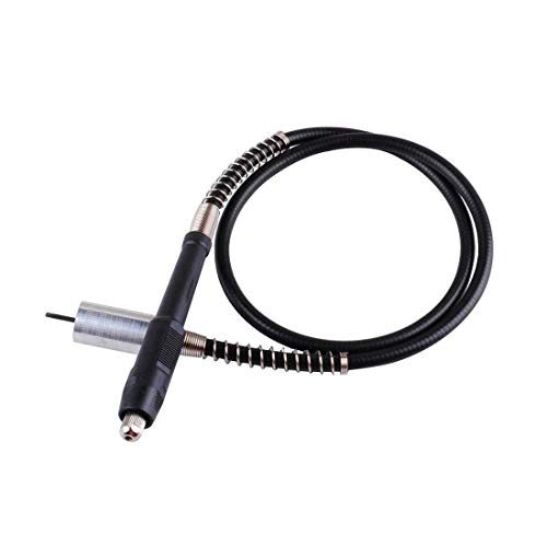 Image of DIY Crafts Pattern No # 11, Black Silver F, 108cm * 2cm for Dremel 3000 4000 Electric Drill Rotary Grinder Tool Attachments Flexible Shaft Fits (Pattern No # 11, Black Silver F)