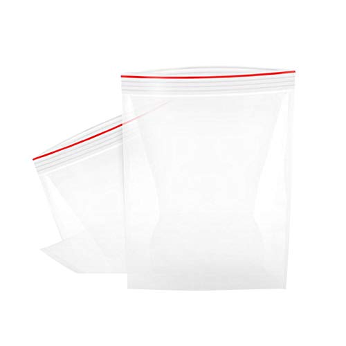 Saco Plástico Zip Lock PE 17x24-80 - 100 Unidades