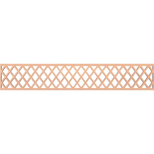 46 5/8"W x 8"H x 3/8"T Manchester Fretwork Moulding, Alder