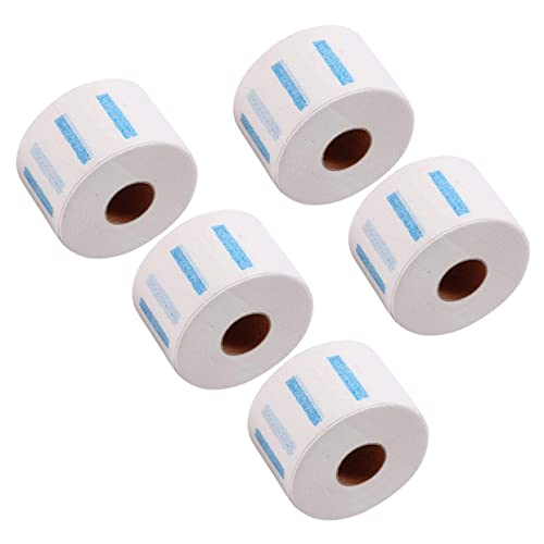 DECORNIJIA 5ボリューム防水ヘアカット用ネックストリップ巻入 サロン用使い捨てネックペーパー 柔軟で伸縮性あり 理容室や家でのヘアカットに