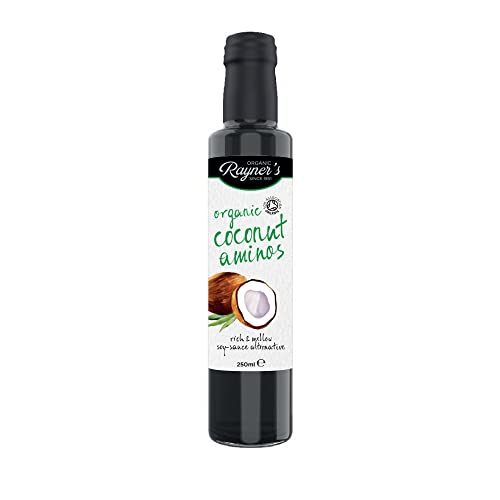 Rayners Organic Coconut Aminos, 250 ml, paquete de 2