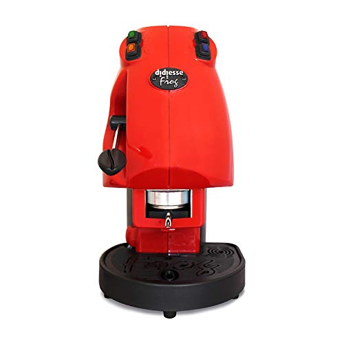 I1006 CAFETERA CÁPSULAS DE CAFÉ EN PAPEL 44 MM DIDIESSE FROG ROJO