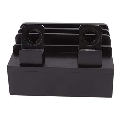 Estación de carga de madera con organizador USB y soporte para tableta 1