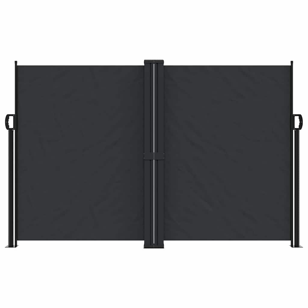 Cortina lateral retráctil impermeable 160 x 1200 cm para balcón y terraza,