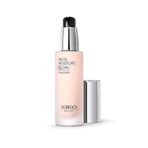 KIKO Milano Instamoisture Glow Foundation 01, Base De Maquillaje Fluida Hidratante Con Un Acabado Luminoso