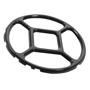 VICASKY Emaille Gaskochfeld Topfträger Schwarz