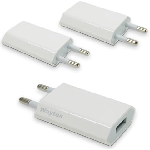 Waytex Chargeurs USB Lot de 3 Cover