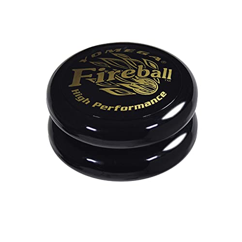 Yomega Fireball YoYo -HIGH Performance Responsive Transaxle Yoyo, Great for String Tricks for Advance Players to Perform Like Pros + Extra 2 yo yo Strings & 3 Month Warranty (Black and Gold)