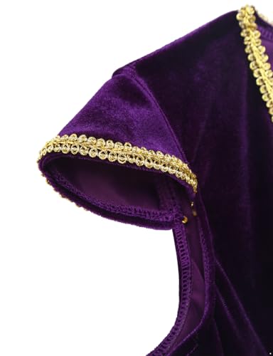 Kids Boys Arabian Prince Vest Sleeveless Open Front Waistcoat Vest Top for Stage Party4