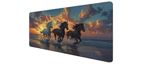 Alfombrilla escritorio 900x400mm con base de goma antideslizante y bordes cosidos