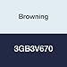 Browning 3GB3V670 Banded V-Belt, 3V Section, Rubber Compound, 67" Length, 3" Width, 3 Bands