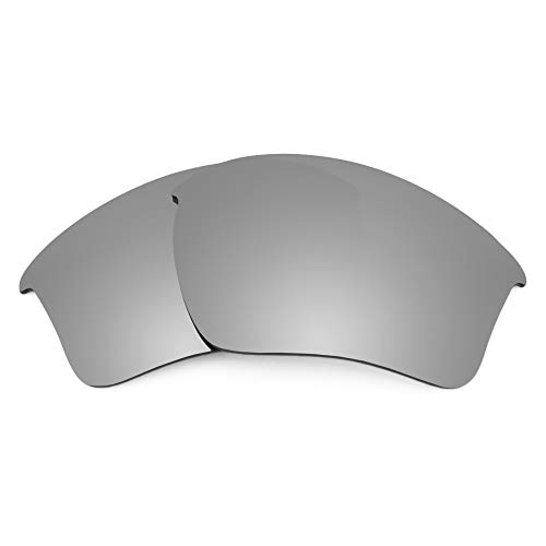Revant Replacement Lenses Compatible With Oakley Quarter Jacket, Polarized, Elite Titanium Mirrored