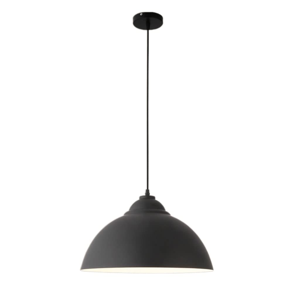 STVDEDG E27 Source Single Head Chandeliers Macaron Classical 14.9” Dome Pendant Light Fashion Design Color Hanging Lamp Vintage Lampshade Industrial Lighting Fixtures for Loft Coffee Kitchen Island