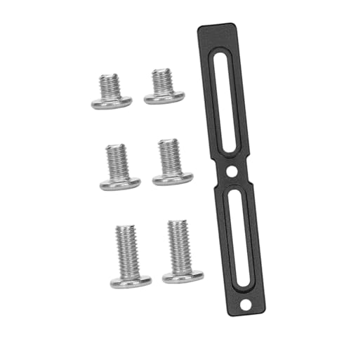 FytStycale Bike Bottle Cage Adapter, Easy Installation Fixed Frame Hole Position Adjustment, Bicycle Bottle Cage Adjuster for Riding, Black 13.3cm