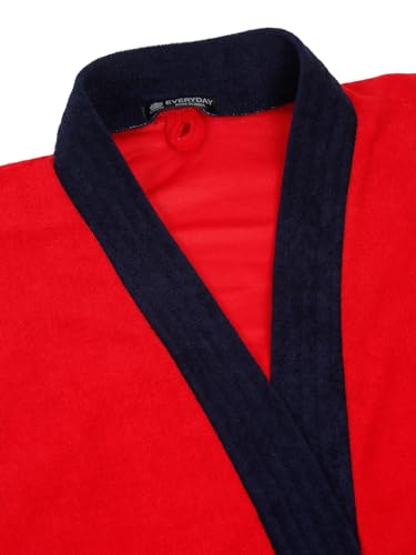 Image of CREEVA Everyday Bathrobe for Women Micro Terry Robe | Soft and Easy to Absorb & Dry| Unisex Bathrobe