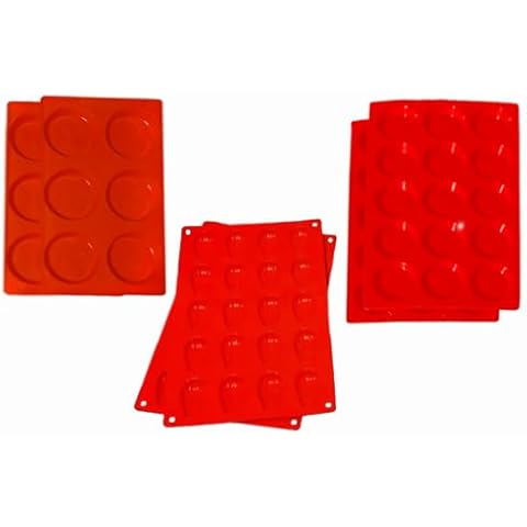 M. Gastro Kitchens 6 Pcs Baking Pan Sampler Set of Mini Muffin Top, Reg Mufgin Top, Madeleine (6 Pack Sampler, 15 + 15 + 6), ASEKA03082024 Cover