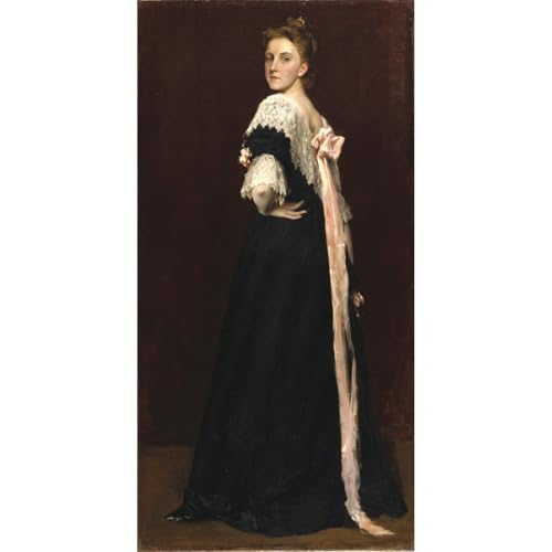 Reproduction d'art sur toile Lydia Field Emmet par William Merritt Chase, format 101x127 cm