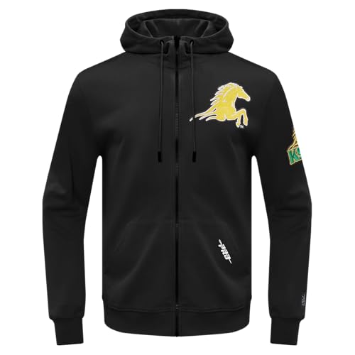 Image of Pro Standard Mens College Classic Chenille Cotton Double Knit Full Zip Hoodie