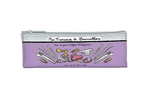 Derrière la porte - Trousse à Barrettes Violette DLP -