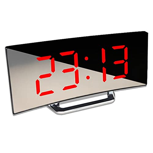 Reloj LED para dormitorio que soluciona los despertares bruscos con temperatura ambiente D