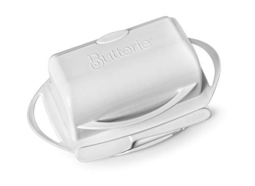 Butterie BTRWHT1001 Flip-Top Butter Dish thumb #2