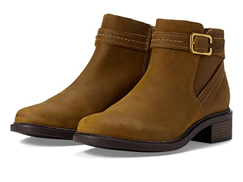 Image of Clarks womens 26168079-dark Tan L Uniform Dress Shoe