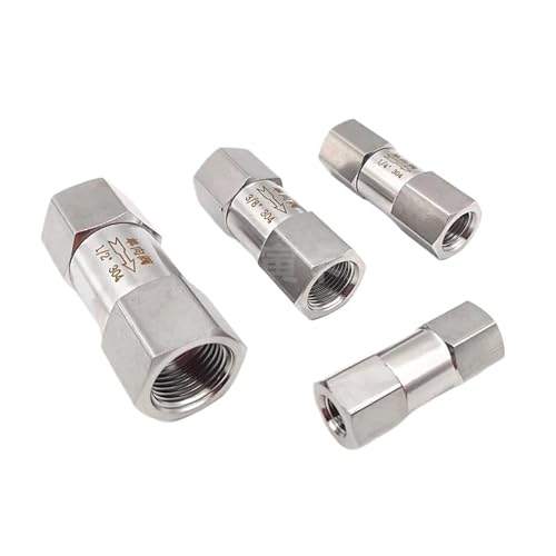 Clapet anti-retour 3/8 pouce inox 304 étanchéité unidirectionnelle
