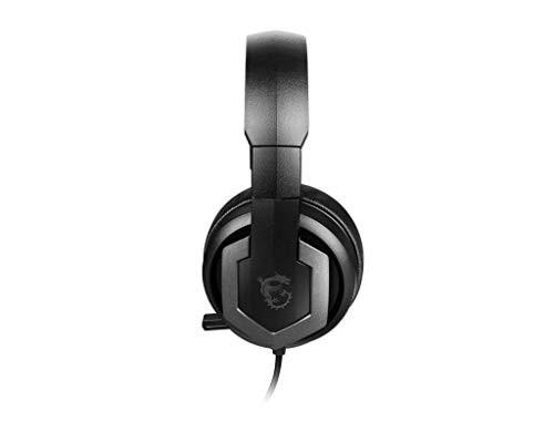 Image of MSI Immerse GH61 Gaming Hi-Res Vitrual 7.1 Surround Sound with Built-in ESS DAC& AMP Gaming Headphone - Black