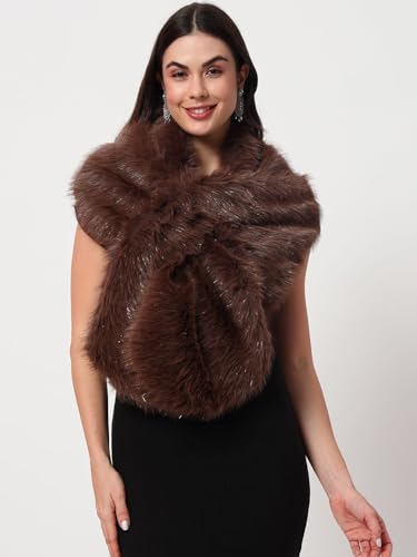 Image of Extra Large Women's Faux Fur Collar for Winter Coat
