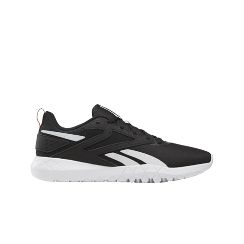 Reebok Men's Flexagon Energy Tr 4 Sneaker, Black/Footwear White/Energy Red, 9.5