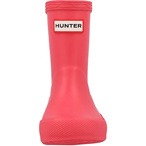 Hunter Kids First Classic Boots For Toddler And Little Kids - Comfortable Fit, Woven Nylon Lining, And Natural Rubber Outsole Bright Pink 11 Little Kid M #TOP5