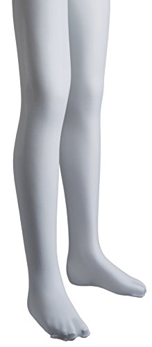 Sportoli Girls Opaque Hold and Stretch Footed Ballet Tights - White (size 8/10)