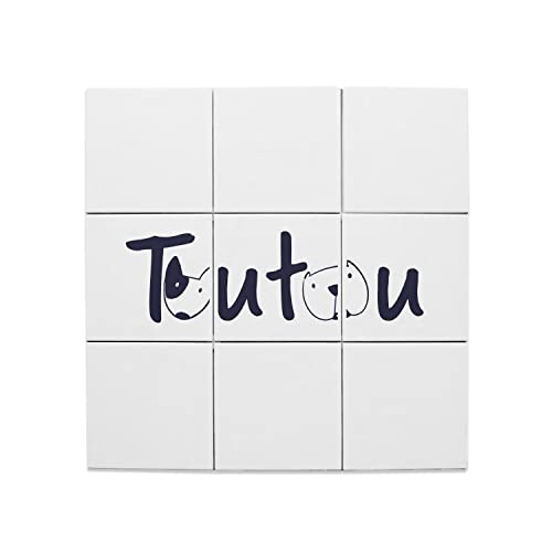 Carreaux Céramique Décoratif Toutou Chiens fresque murale 60x60cm