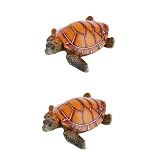 minkissy 2 accesorios de peces para tanque accesorios de tortuga decoraciones de pecera accesorios de acuario de peces decoración de acuario de peces decoraciones de peces para tanque de peces tortuga