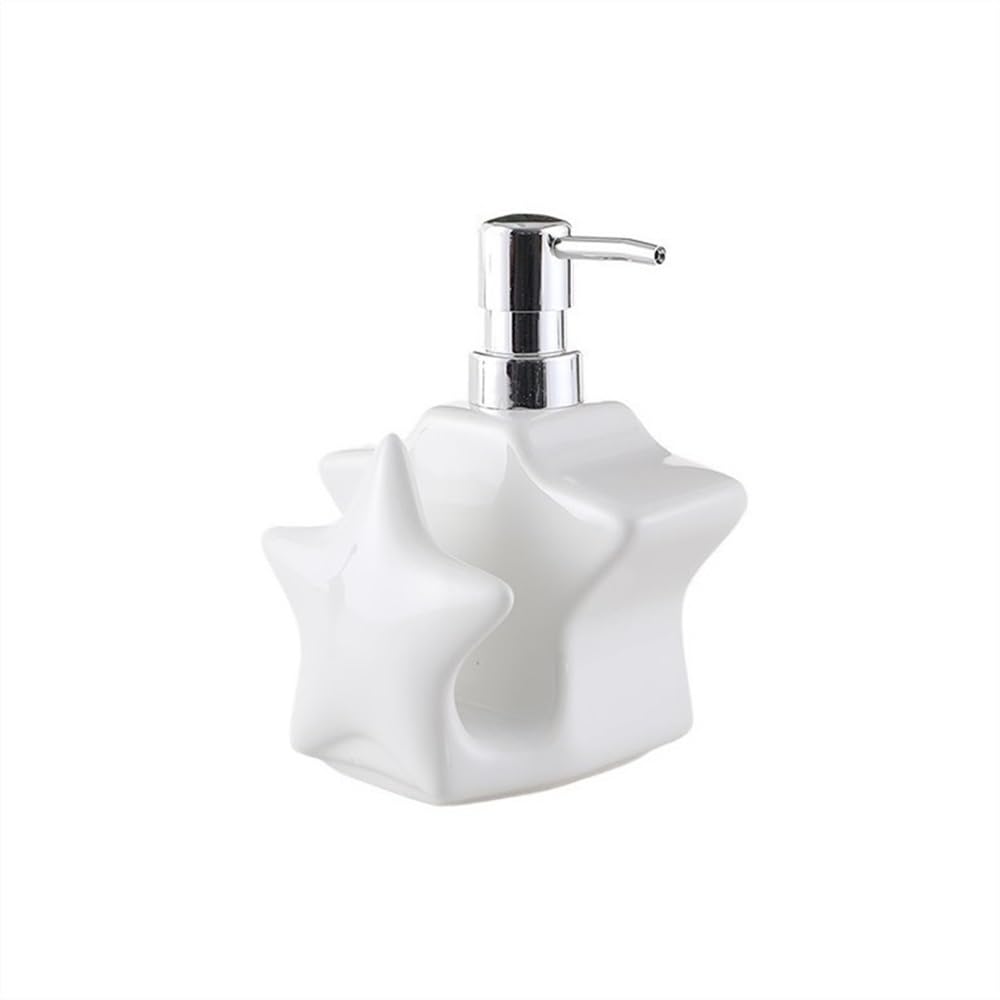Kw3ns8bp5r One Color Home Ceramic Bathroom Lotion Bottle Press Type 400Ml Hotel Household Shampoo Shower Gel Shower Dispensers