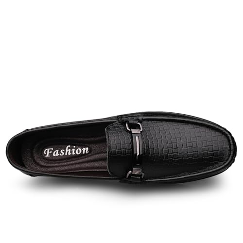 Men's Driving Moccasins Dress Shoes Genuine Leather Casual Slip On Breathable Penny Loafers for Men3