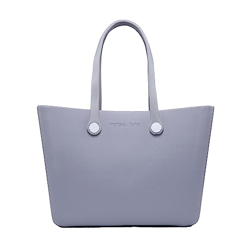 JEN & CO. Carrie Ethylene Vinyl Acetate Waterproof Versa-Tote, Lilac