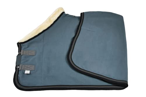 Wagner Fleece Abschwitzdecke mit Fellkragen (Vintage, 155)