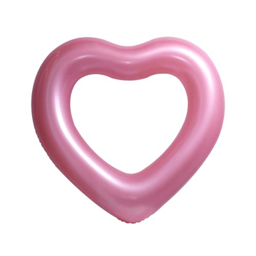 インフレータブル浮き輪ハート形水泳チューブ浮き輪ビーチ水泳パーティーのおもちゃプールバスおもちゃパーティーインフレータブルプールフロートリング