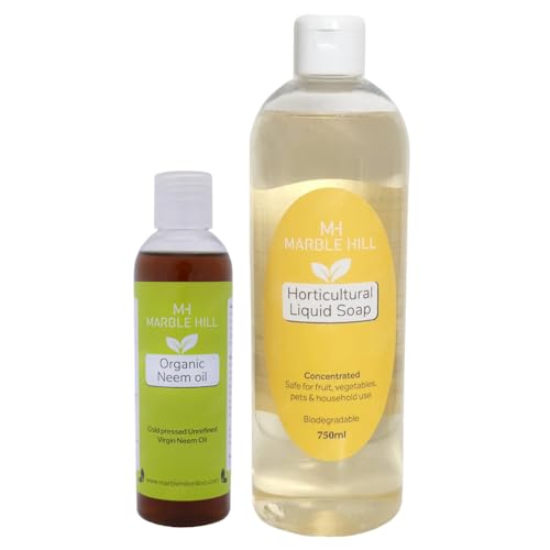 Horticultural Liquid Soap 750ml and Organic Neem Oil 200ml Combin...