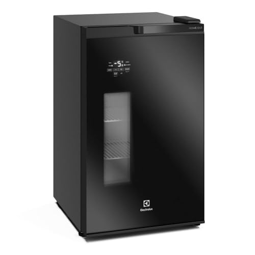 Electrolux Cervejeira Home Bar Electrolux Frost Free 100L Porta de Vidro Preta (EB100) 220V