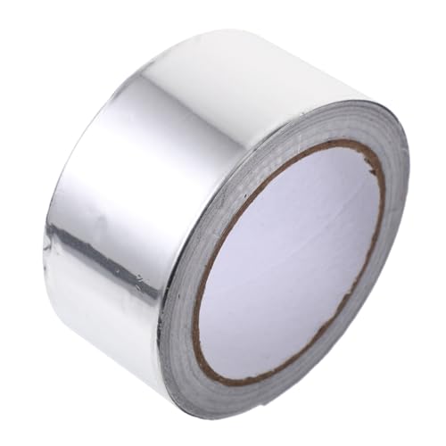 QUMIIRITY 1 rollo Cinta de Aluminio Aislante de Alta Temperatura para Reparación y Aislamiento de Tuberías y para Sistemas de Calefacción por Suelo y Aislamiento Térmico