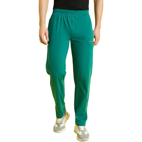 Image of bearbrother Men's Regular Fit Solid Trackpants