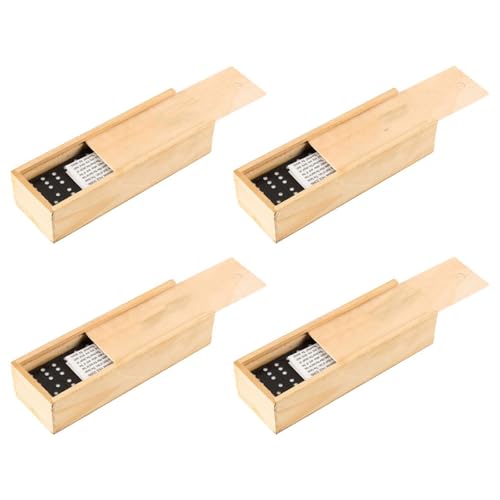 Jeux de dominos pour adultes BESPORTBLE ensemble de 4 packs pour de la créativité à la maison