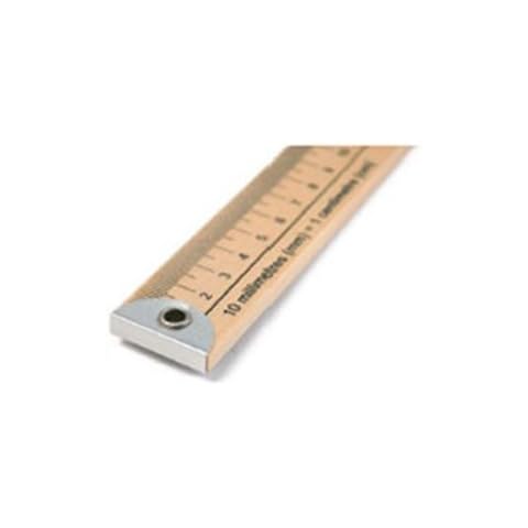 Sew Easy Wooden Metre Stick, Long Straight Edge Ruler with Metric and Imperial Scale for Quilting, Dressmaking and Crafts Cover